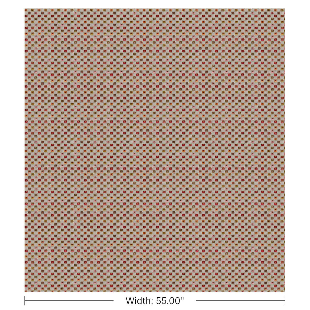 Lisbon Velvet - Coral Multi - Lee Jofa Fabric