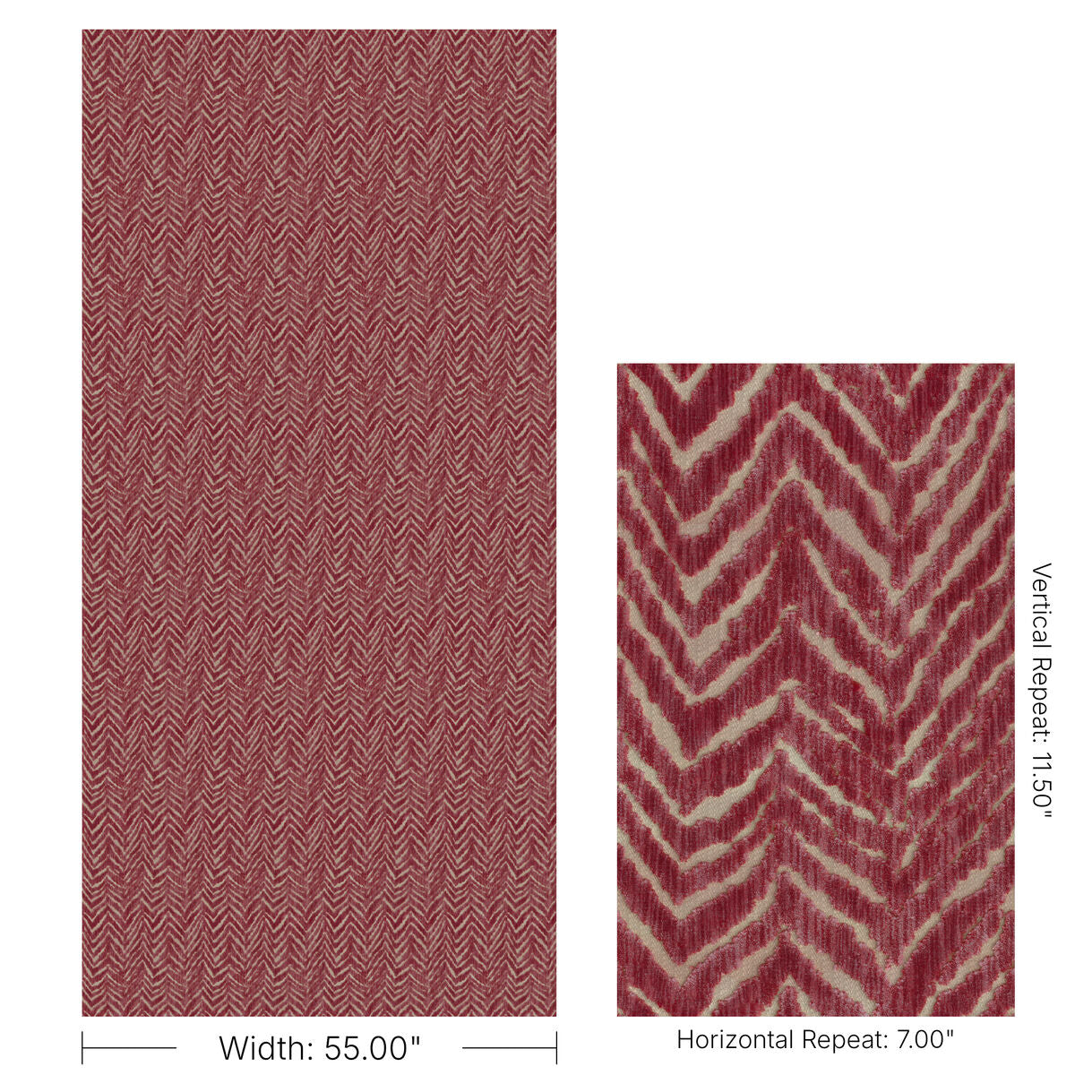 Nairobi Velvet - Rouge - Lee Jofa Fabric