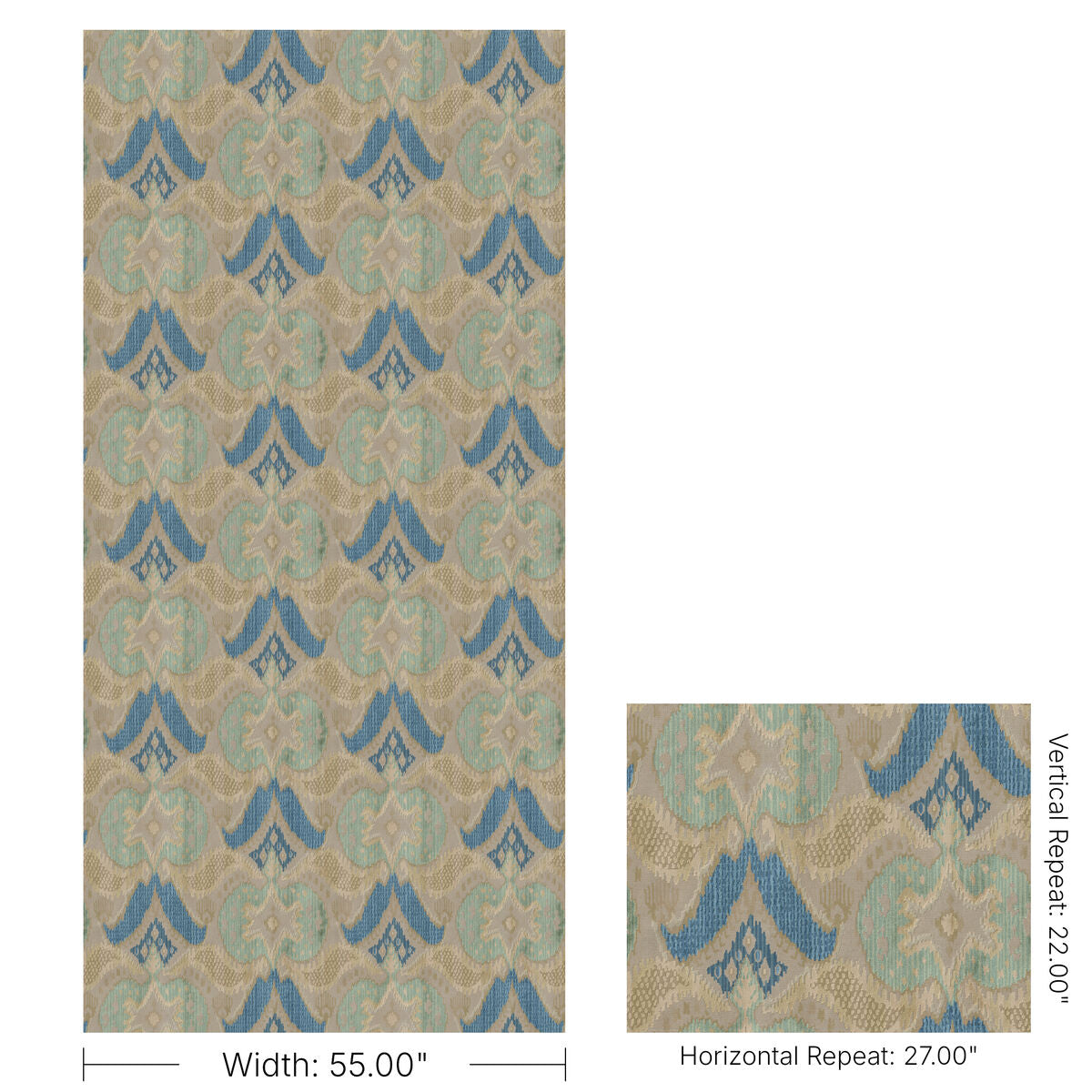 Ankara Velvet - Grotto - Lee Jofa Fabric