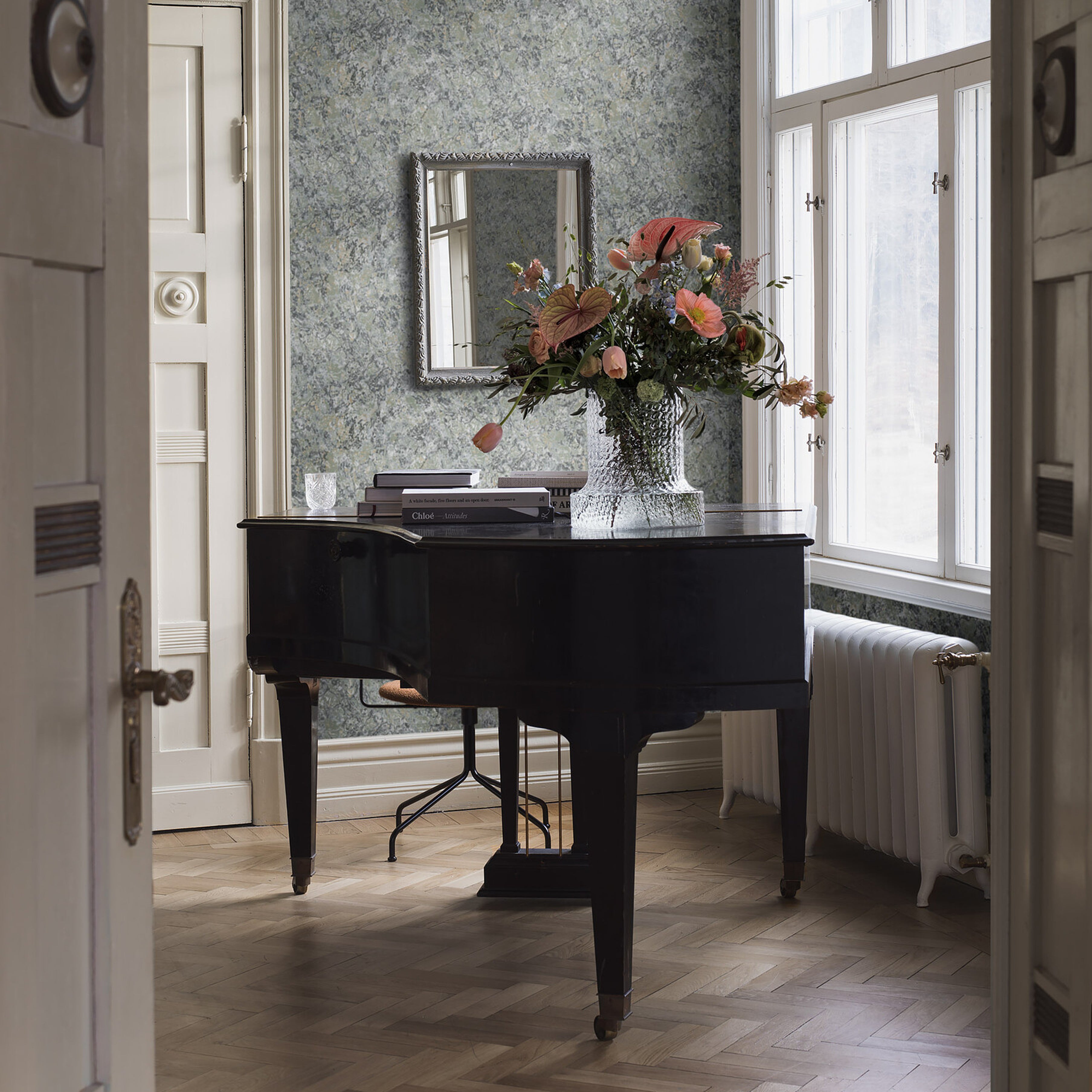 TRAVERTINE-BY-BORSTAPETER-SPRUCE-SCHUMACHER-2288 - Schumacher Wallpaper