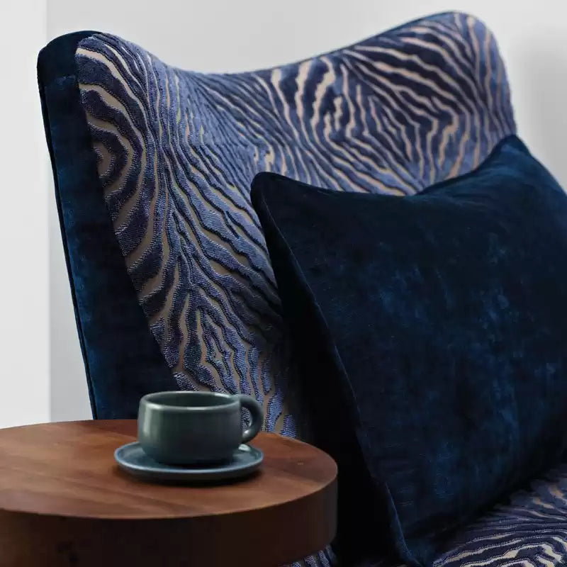 Sereno Velvets Crespa Seawater/Taupe - Osborne & Little - F6316-02 Fabric