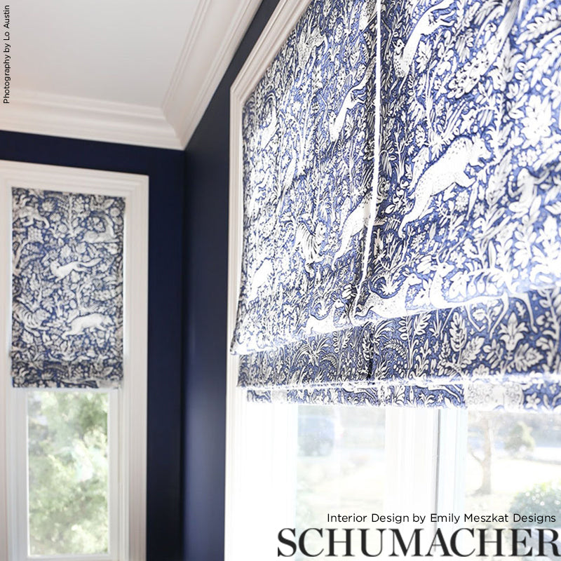 KHANS-PARK-NAVY-SCHUMACHER-2603101 - Schumacher Fabric