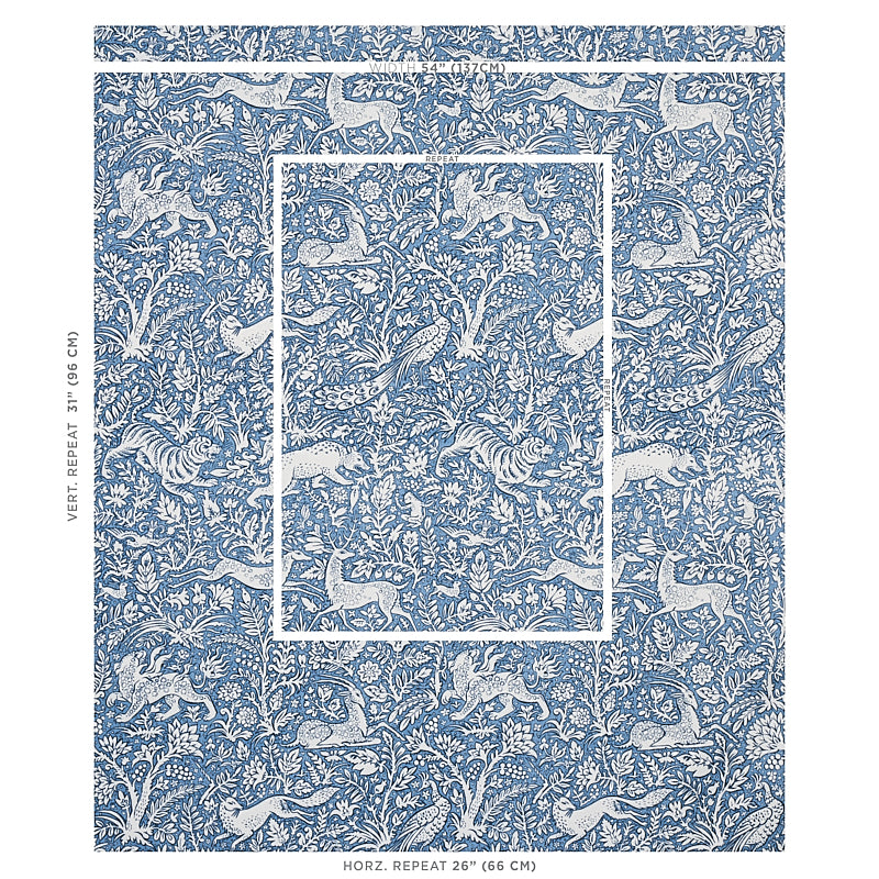 KHANS-PARK-CHAMBRAY-SCHUMACHER-2603275 - Schumacher Fabric