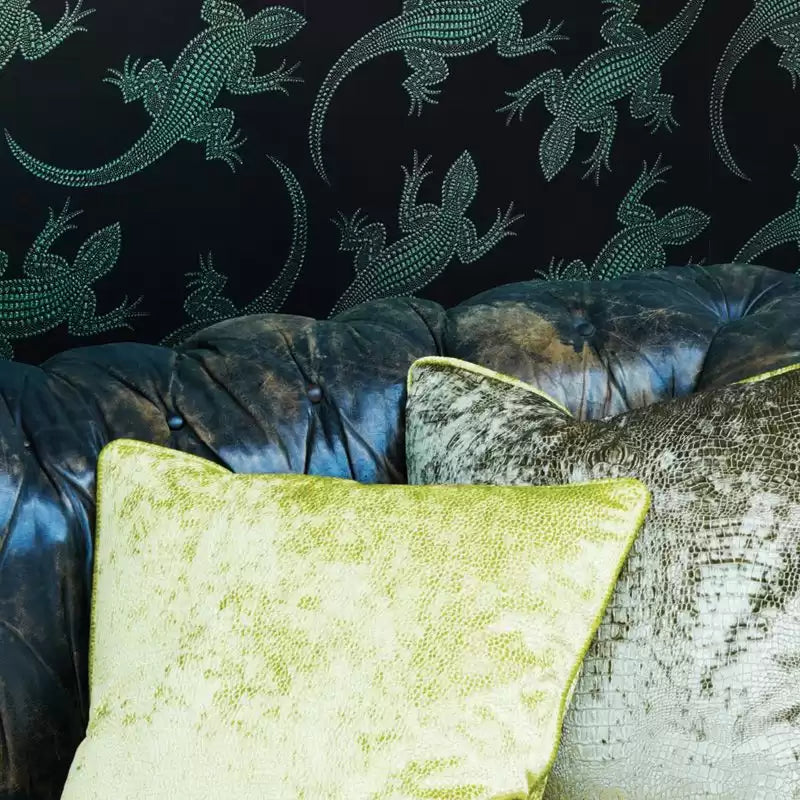 Sabi Velvets Addo Steel Blue - Osborne & Little - F6272-09 -Fabric