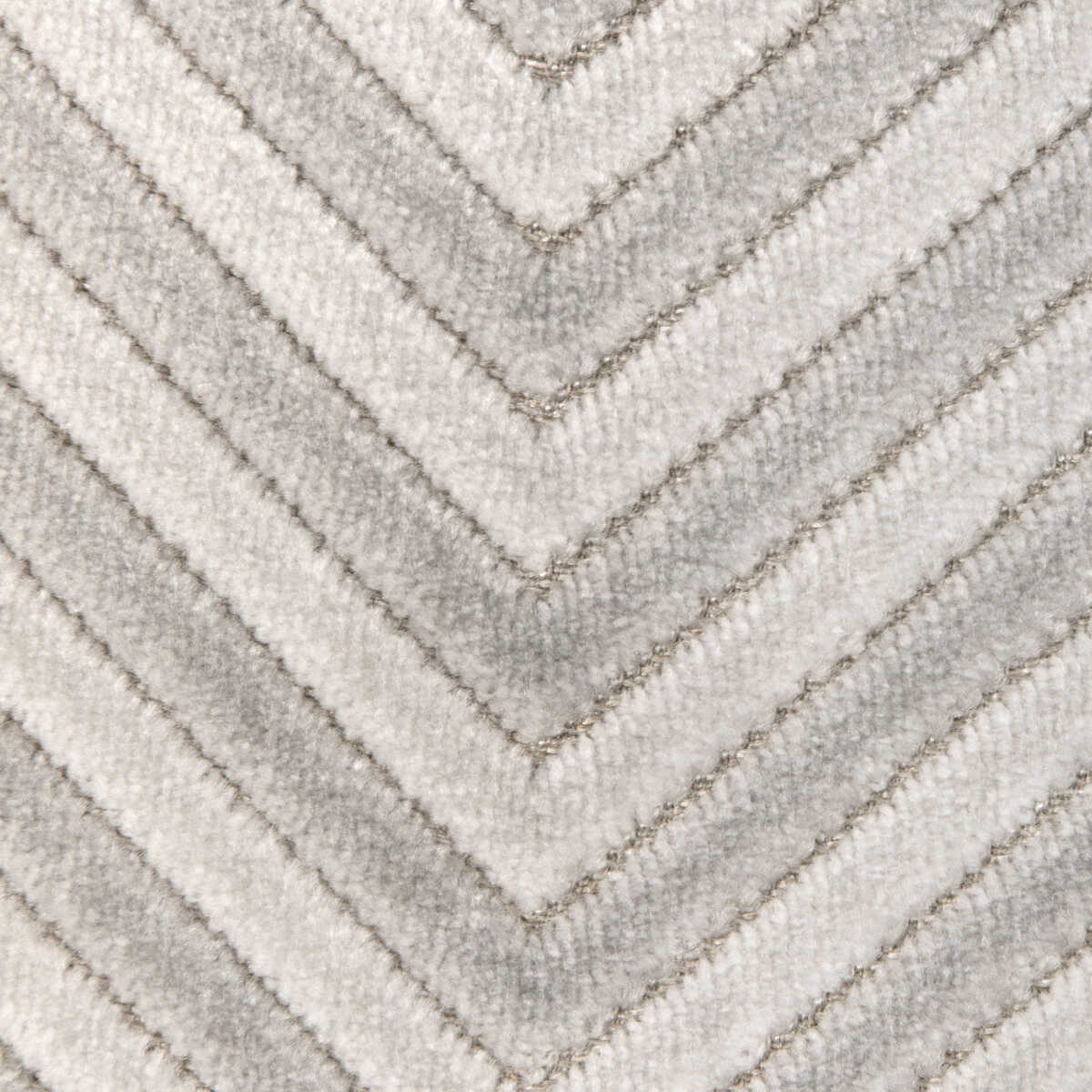 Zigandzag - Silver - KRAVET BASICS Fabric