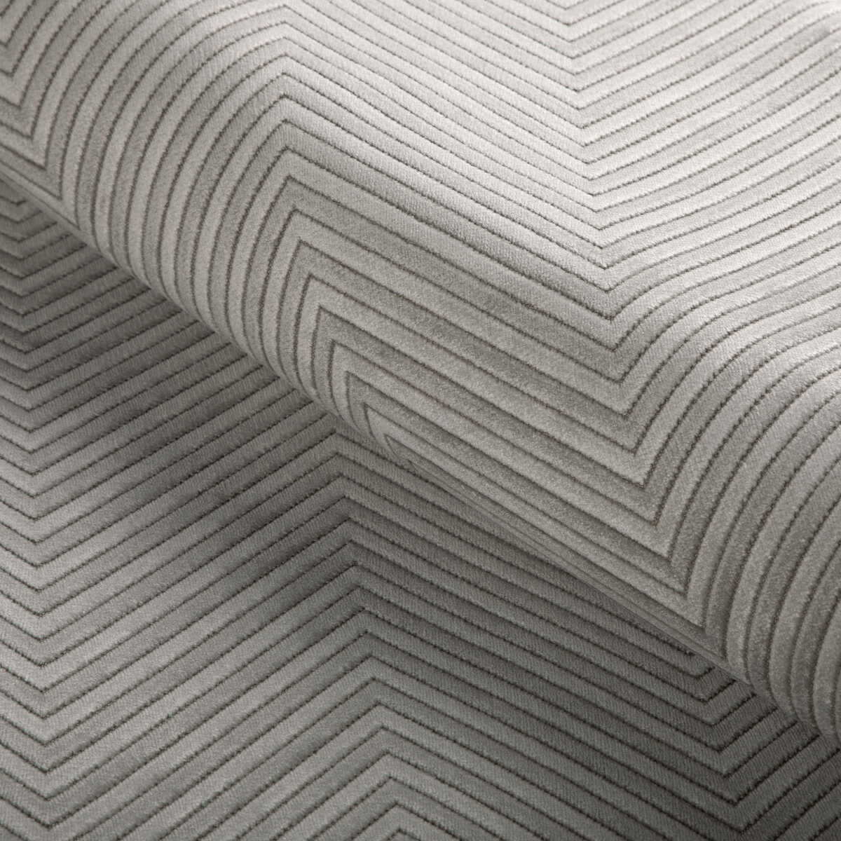 Zigandzag - Silver - KRAVET BASICS Fabric