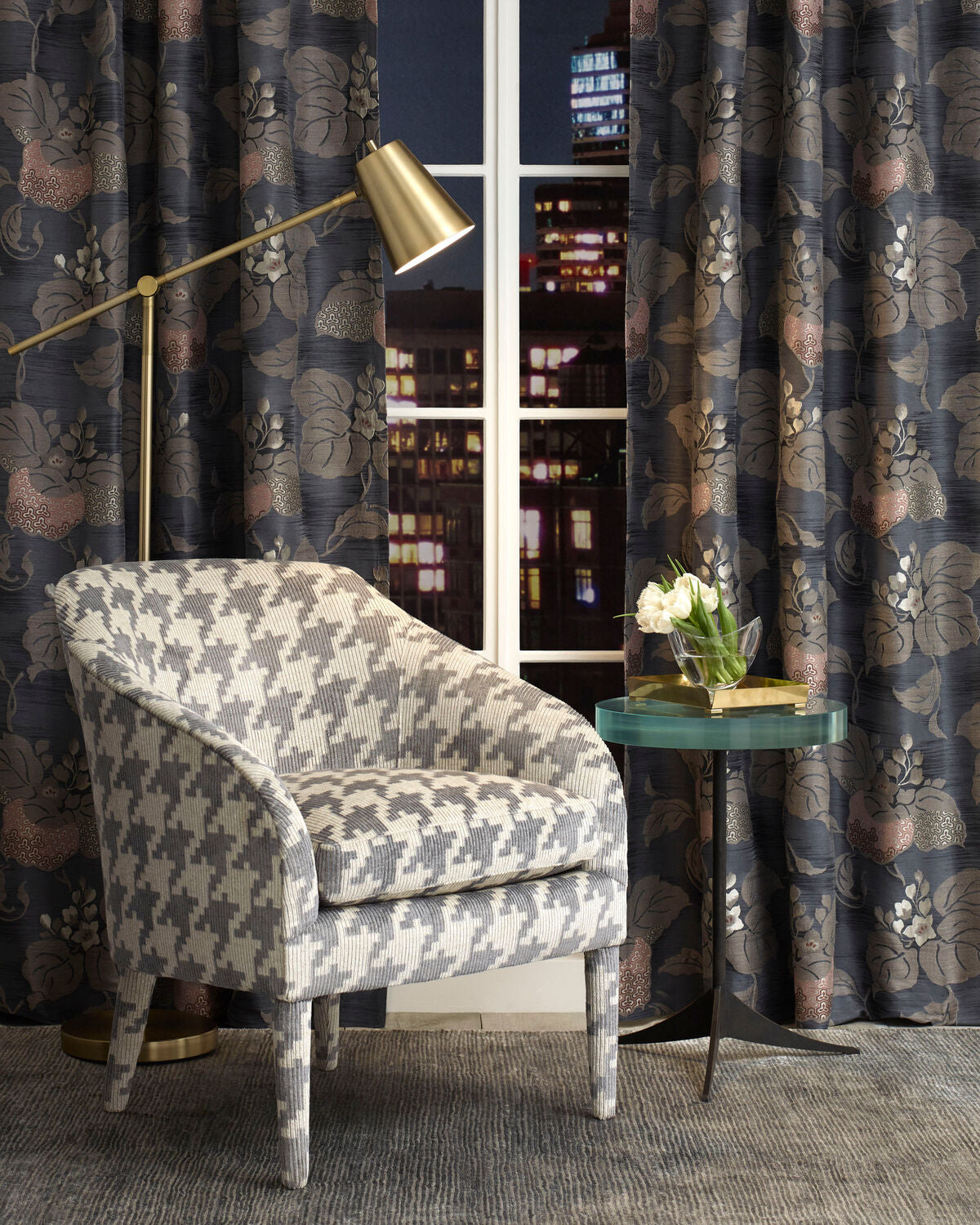 Dressed Up - Indigo - Kravet Couture Fabric