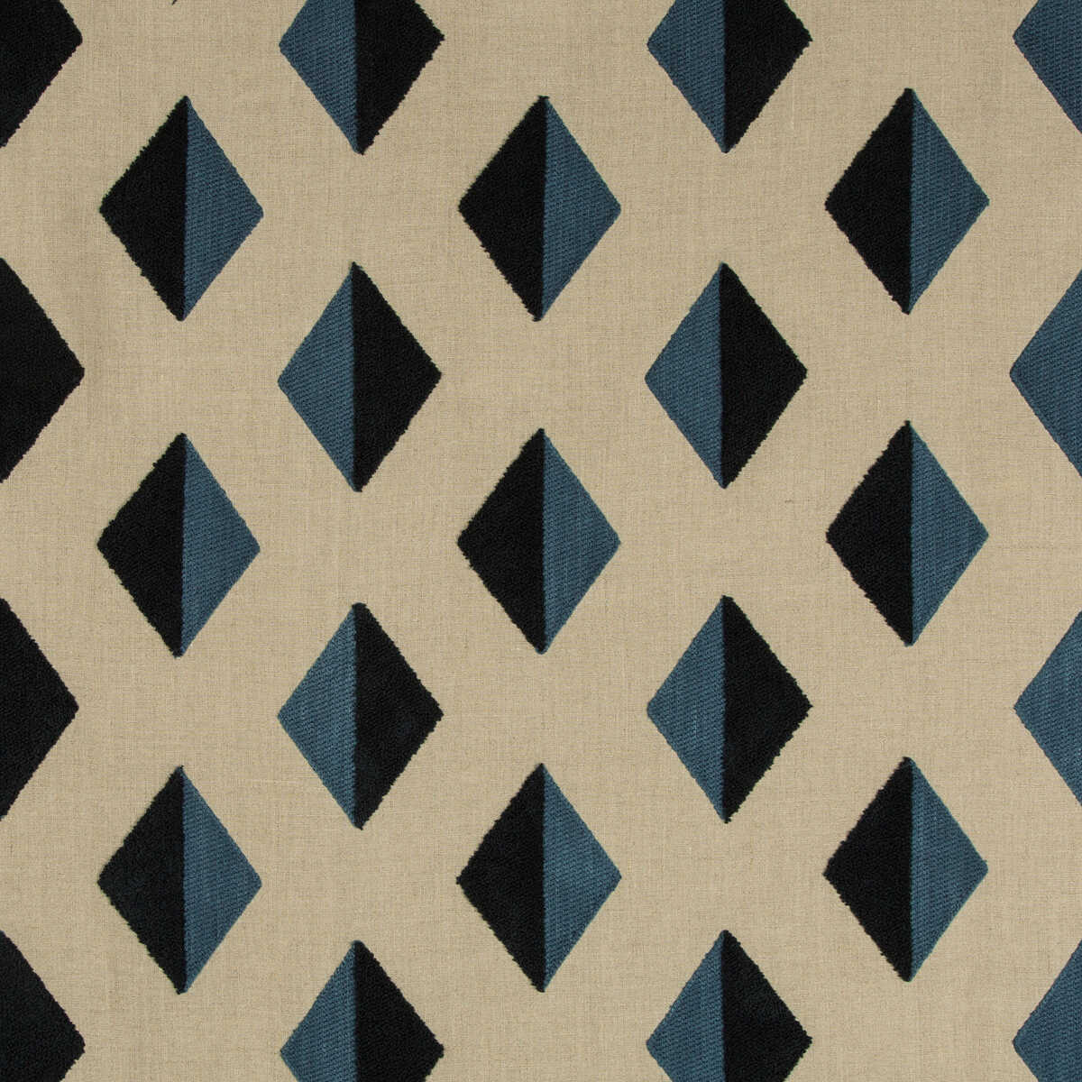 Barroco Boucle - Denim - KRAVET DESIGN Tela