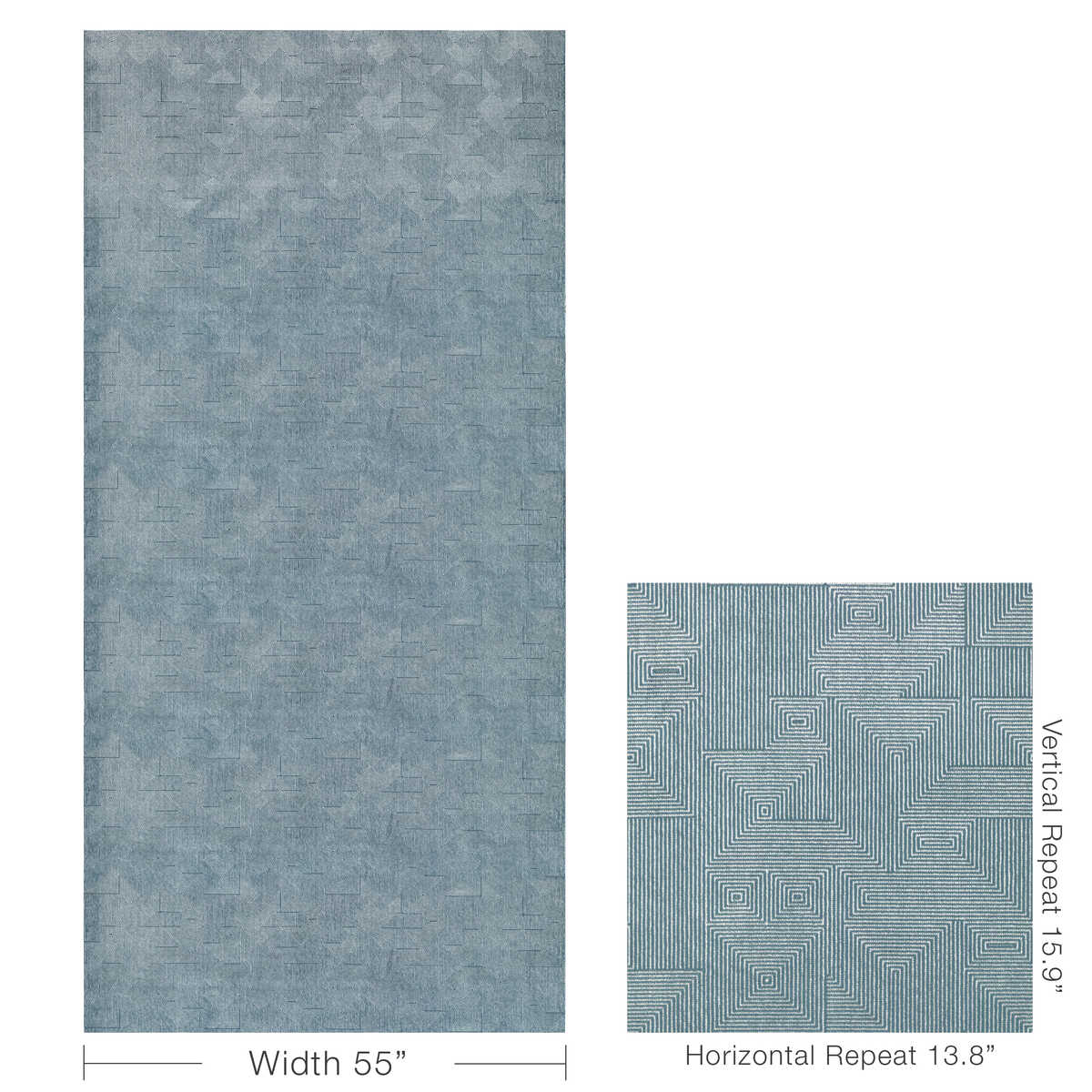 New Order - Steel Blue - KRAVET CONTRACT Tela