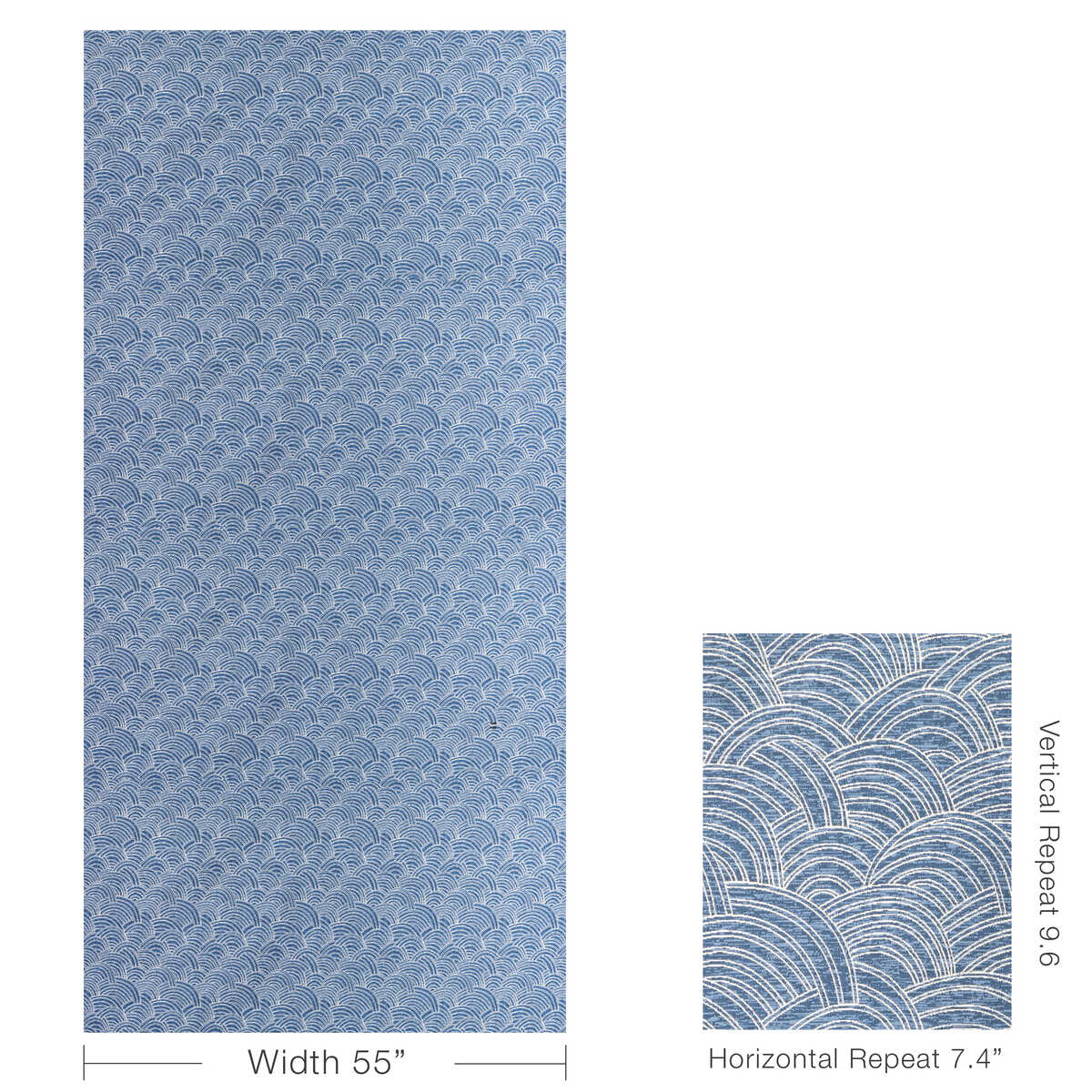 Hopper - Indigo - KRAVET BASICS Fabric