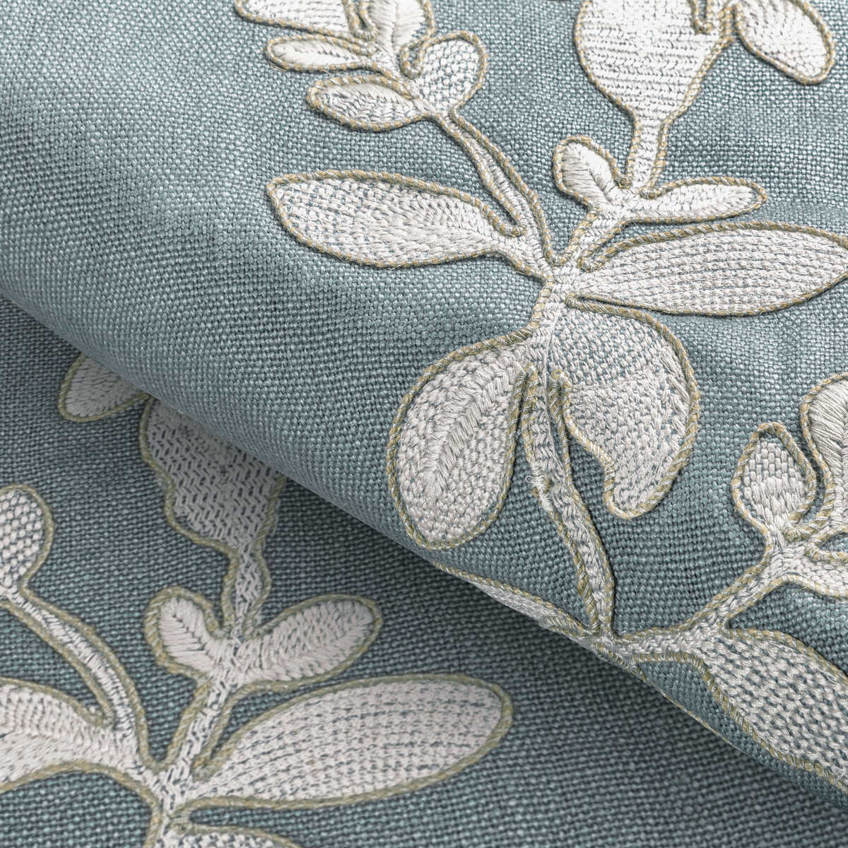 Gingerflower - Pond - KRAVET COUTURE Fabric