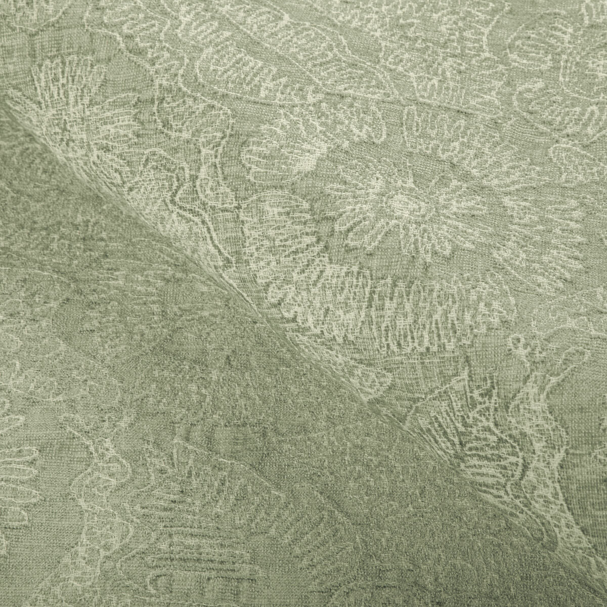 Chenille Bloom - Sage - Kravet Couture Fabric