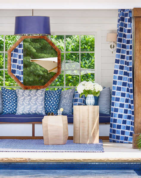 Rose Cliff - Marine - KRAVET COUTURE Tela