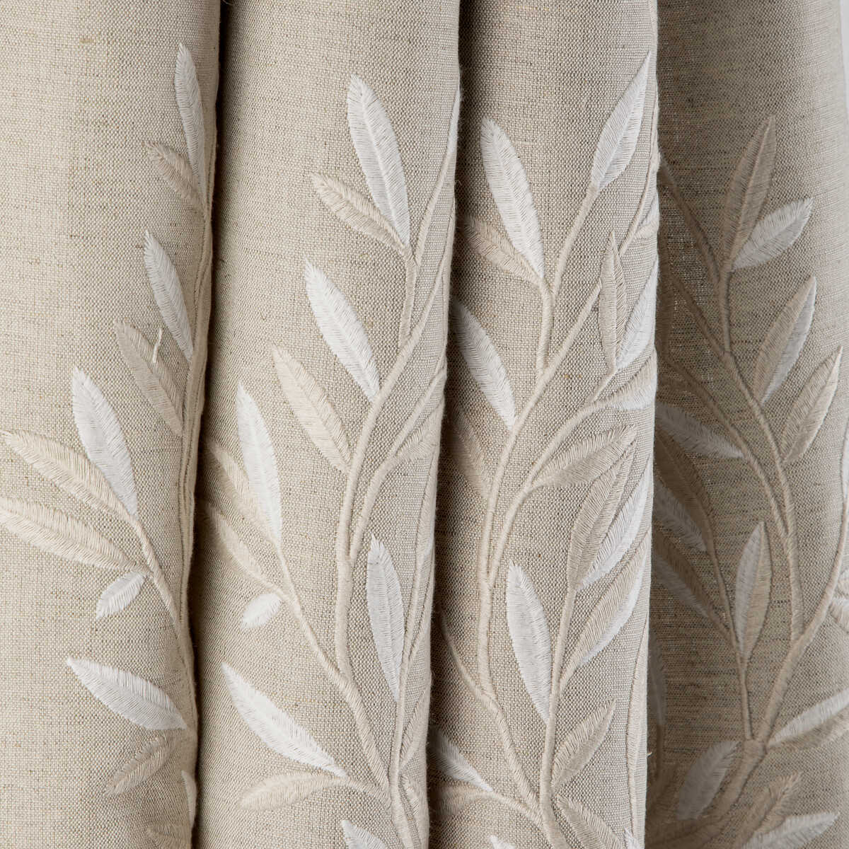 Leaf Frame - Linen - KRAVET DESIGN Fabric