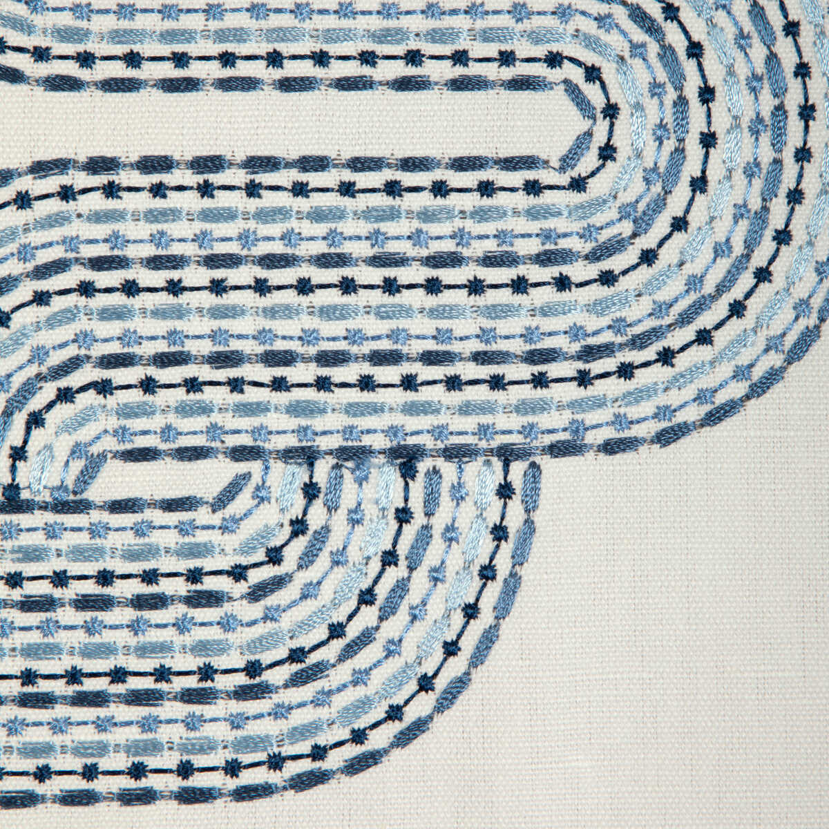 Cloud Chain - Indigo - KRAVET DESIGN Fabric