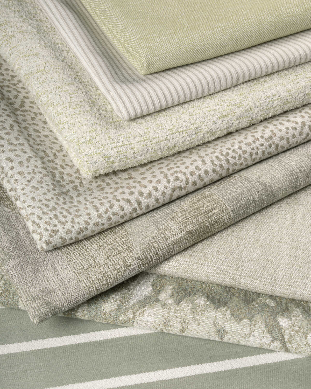 Pitterpatter - Sage - KRAVET COUTURE Fabric