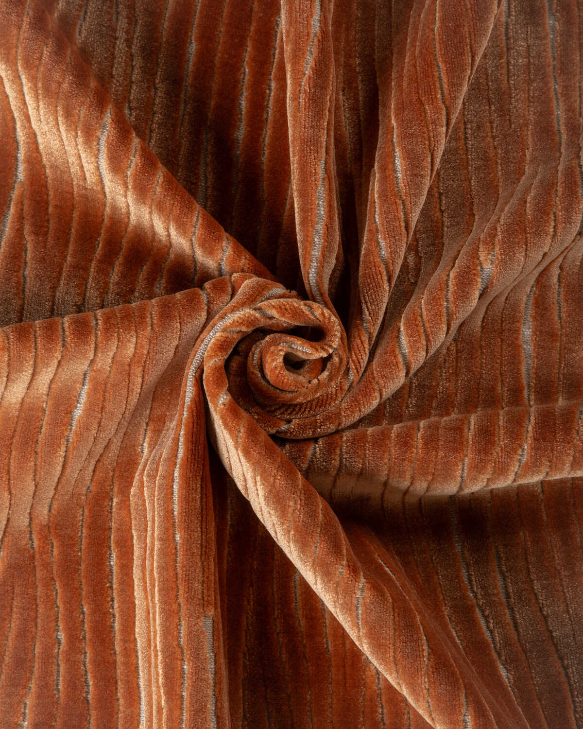 Wave Motion - Terracotta - KRAVET BASICS Tela