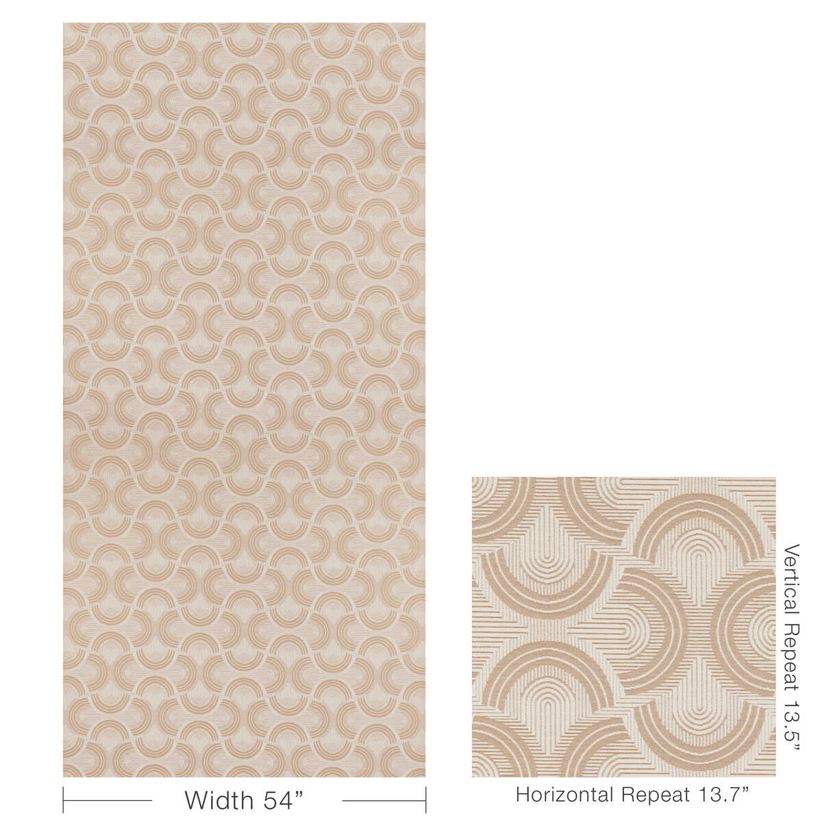 Arcadia - Linen - KRAVET CONTRACT Tela