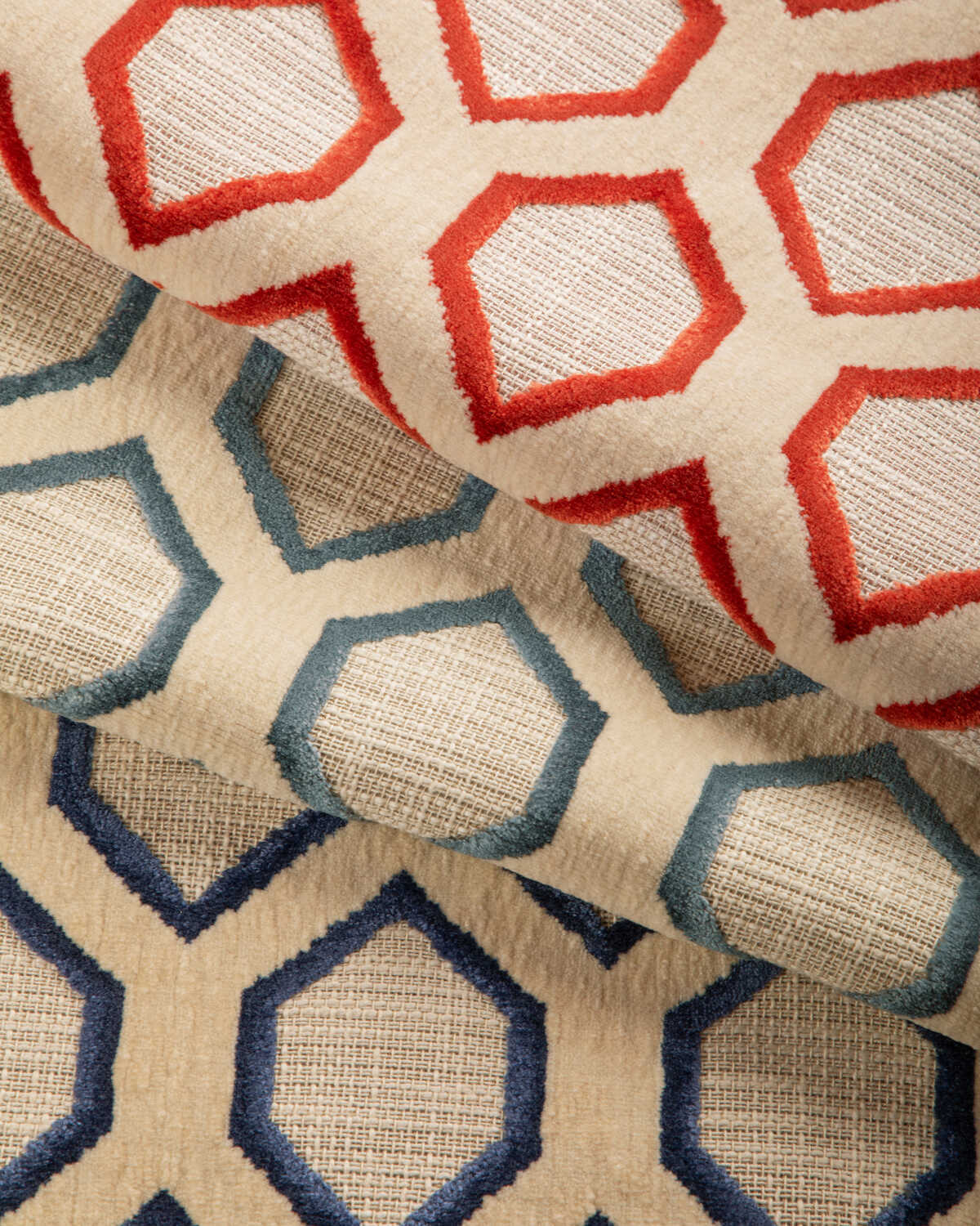 Waterlines - Poppy - KRAVET DESIGN Tela