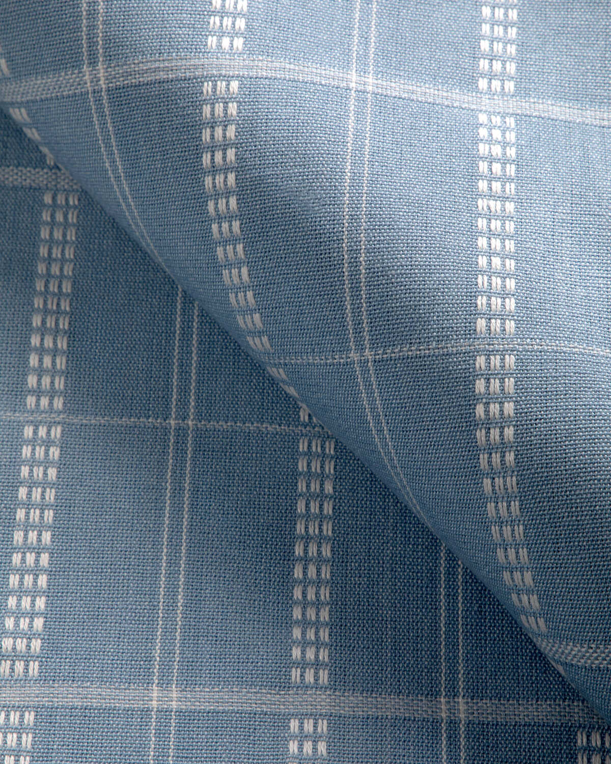 Agatti Check - Sky - KRAVET COUTURE Tela