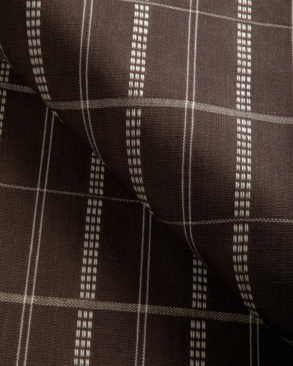 Agatti Check - Carob - Kravet Couture Tela