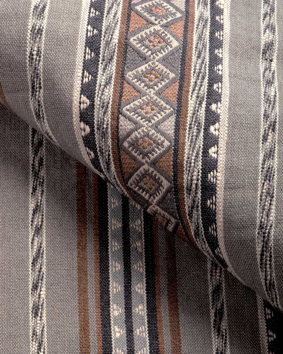 Canyon Road - Charcoal - KRAVET COUTURE Fabric