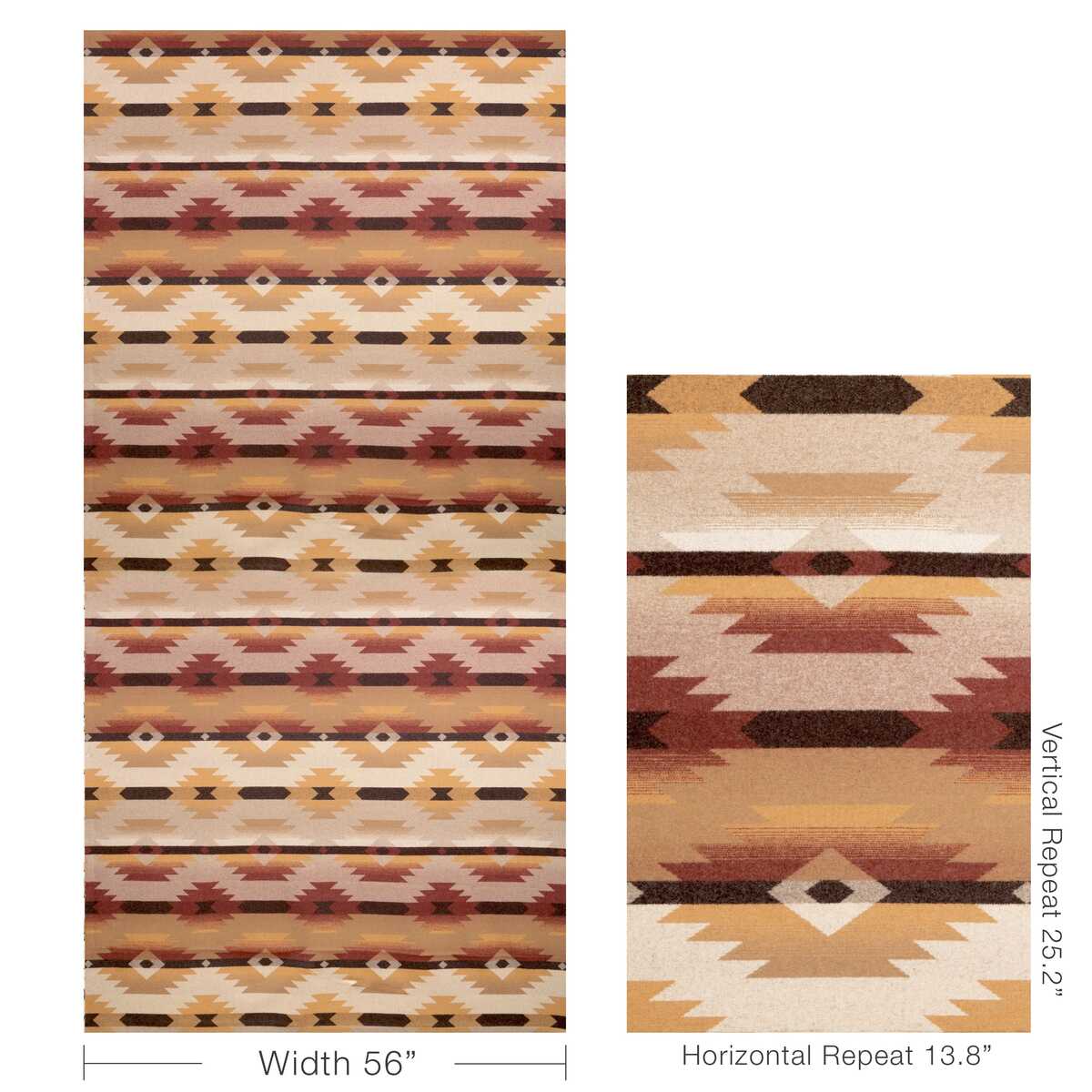 Desert Diamonds - Spice - KRAVET COUTURE Fabric