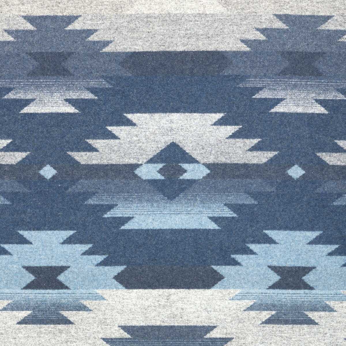 Desert Diamonds - Indigo - KRAVET COUTURE Fabric