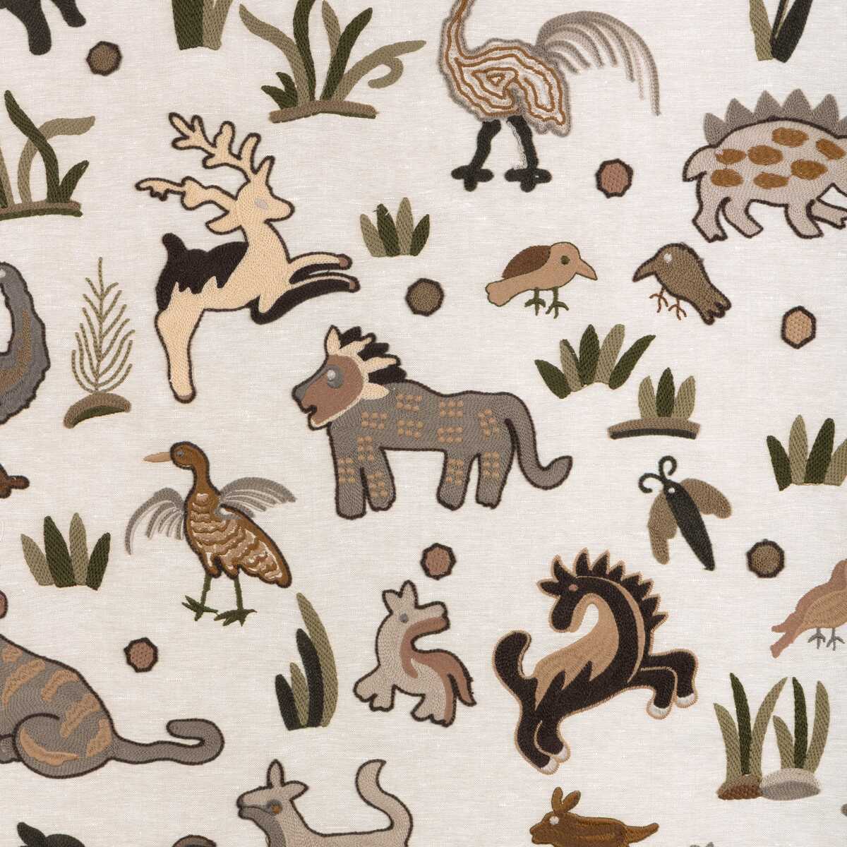 Dwellers - Neutral - KRAVET COUTURE Tela