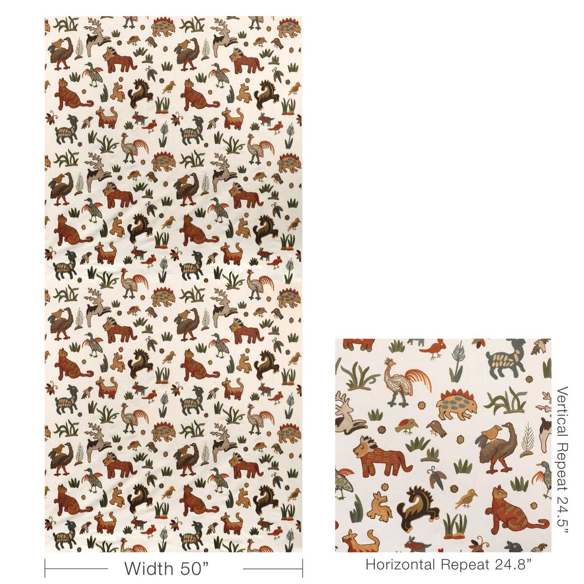 Dwellers - Multi - KRAVET COUTURE Tela