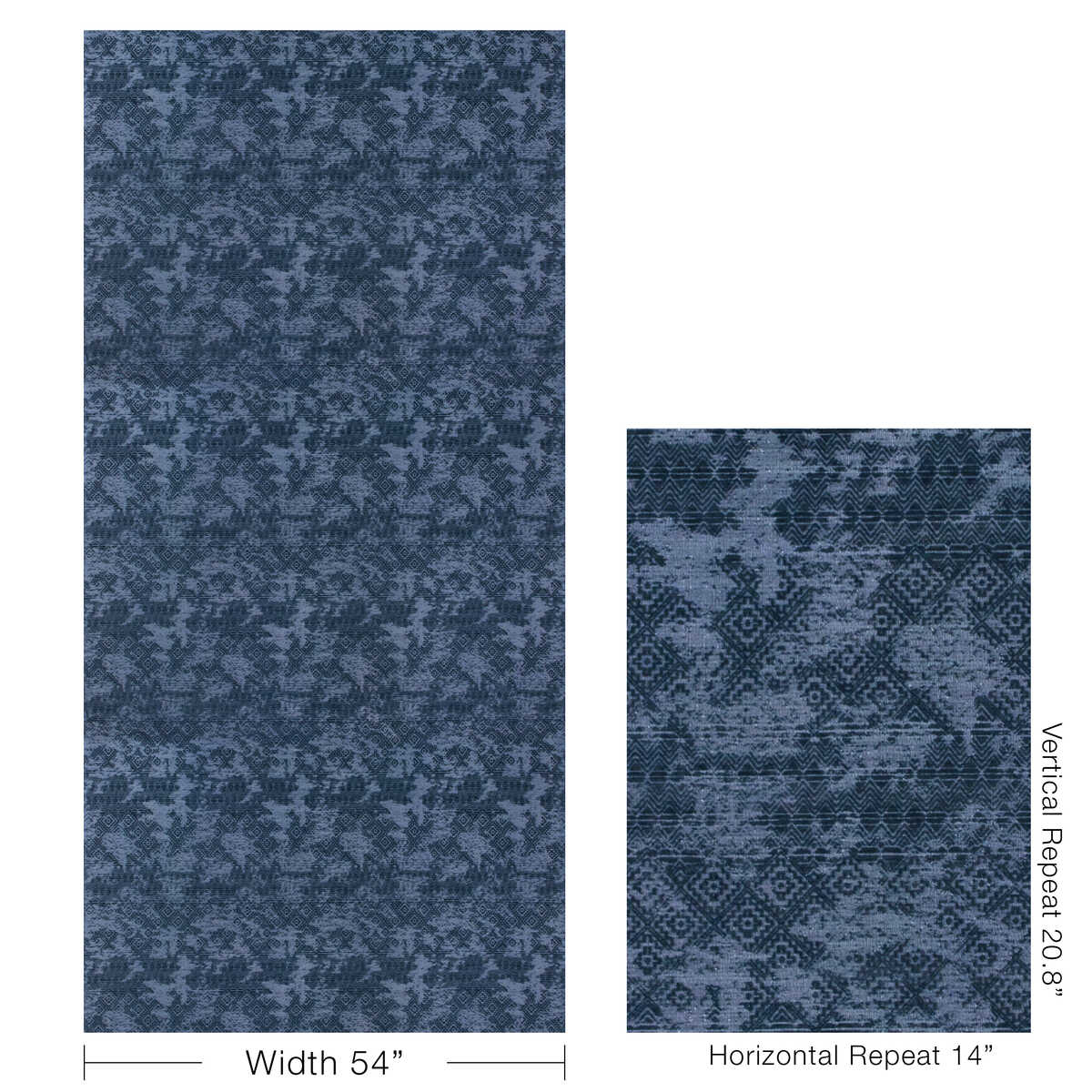 Mesquite - Indigo - KRAVET CONTRACT Tela