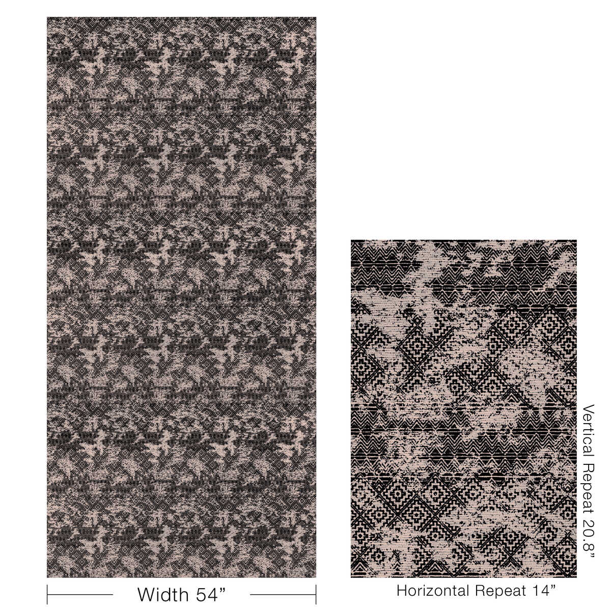 Mesquite - Onyx - KRAVET CONTRACT Tela