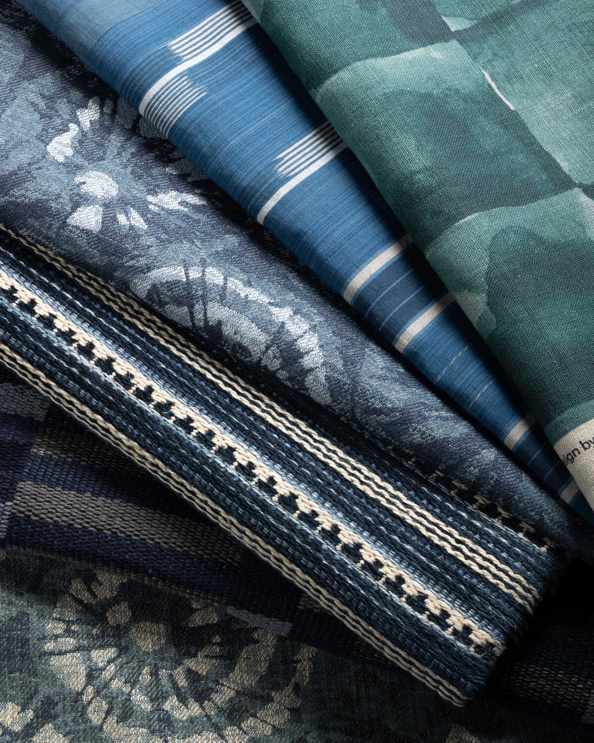 Erizo De Mar - Indigo - KRAVET COUTURE Fabric