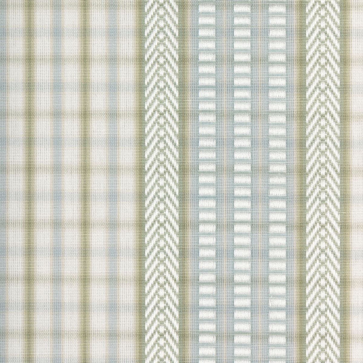Palmetto Plaid - Surf Green - Kravet Couture Fabric