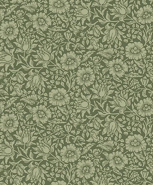mallow-wallpaper-dark-green-york-wallcoverings-4153-82042