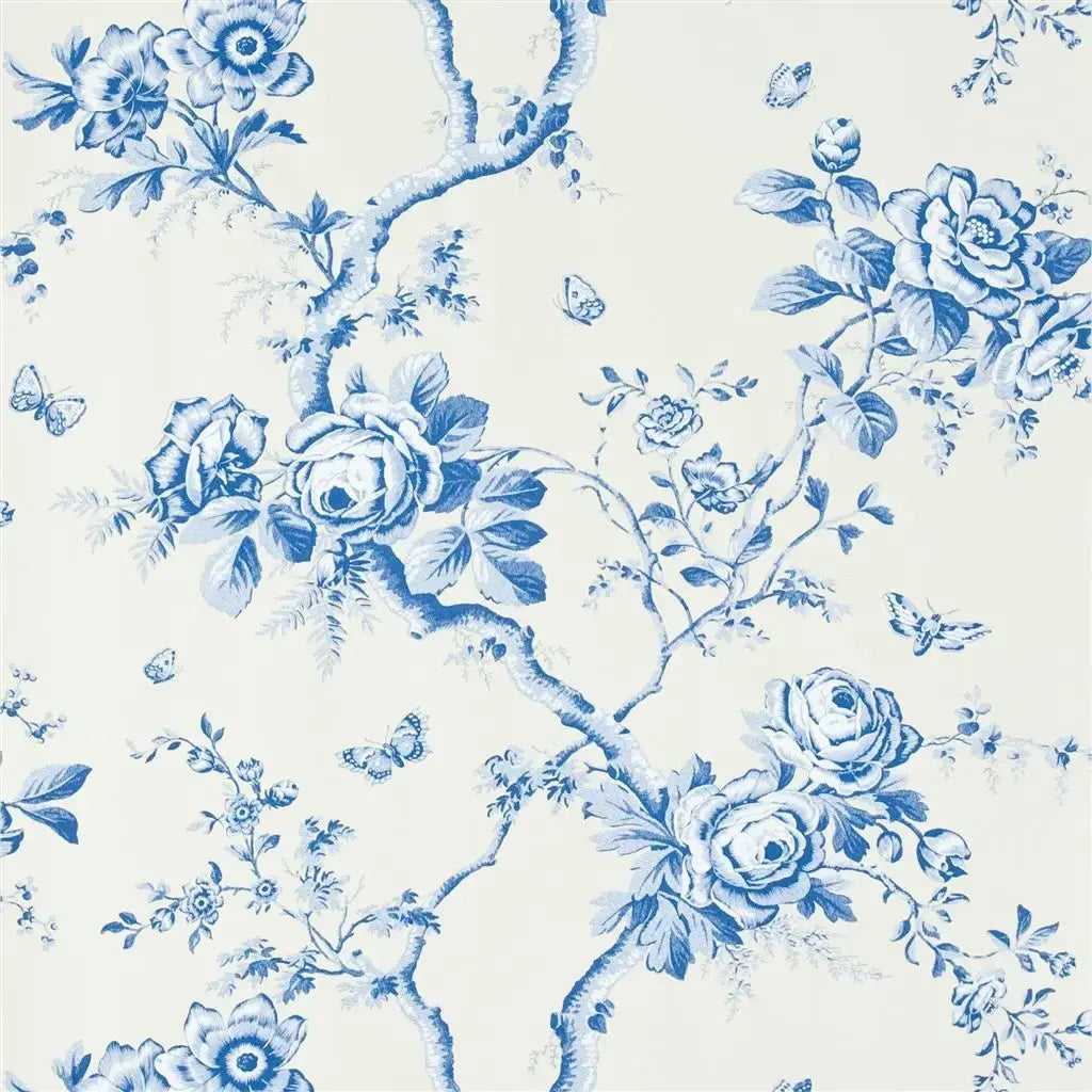 Ralph Lauren Wallpaper PRL027/01 Ashfield Floral Delft - The WorkRm