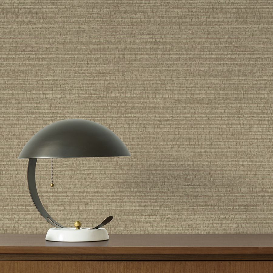 Sky Line Chestnut Textured Wallpaper - detail room view - York Wallcoverings 4228-84148 - York Wallcoverings Wallpaper