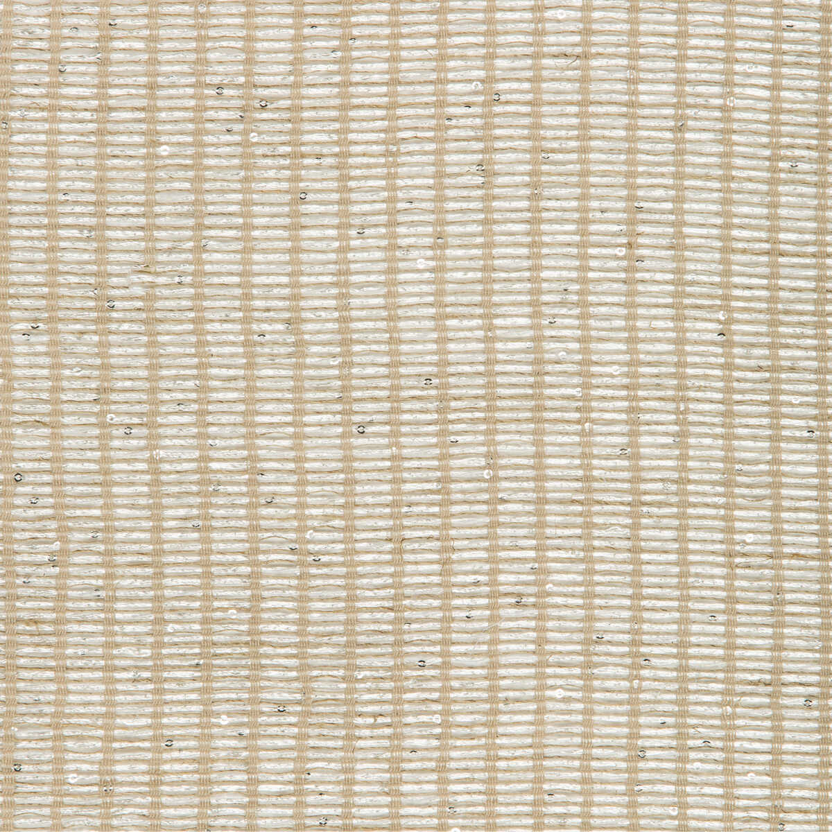 Leno Shine - Linen/Silver - KRAVET COUTURE Fabric