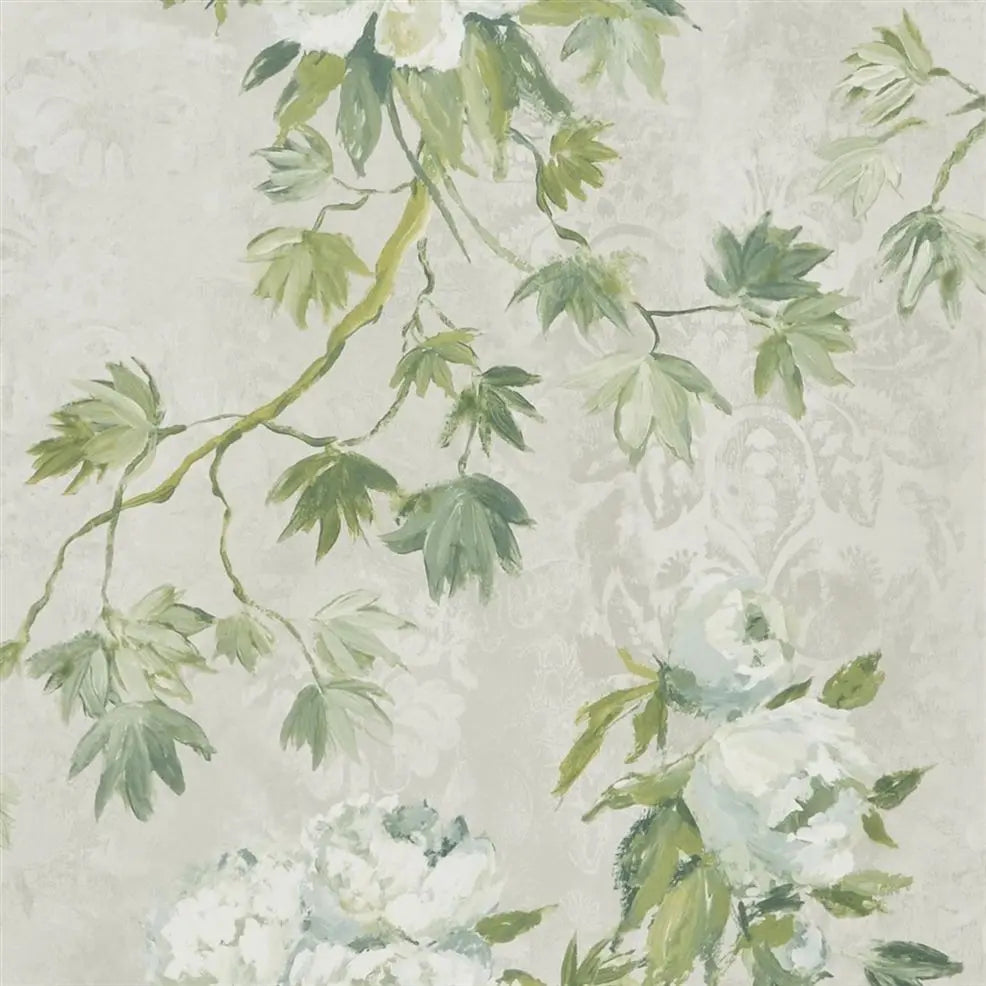 Floreale Wallpaper Steele PDG673-05 by Designers Guild -Wallpaper