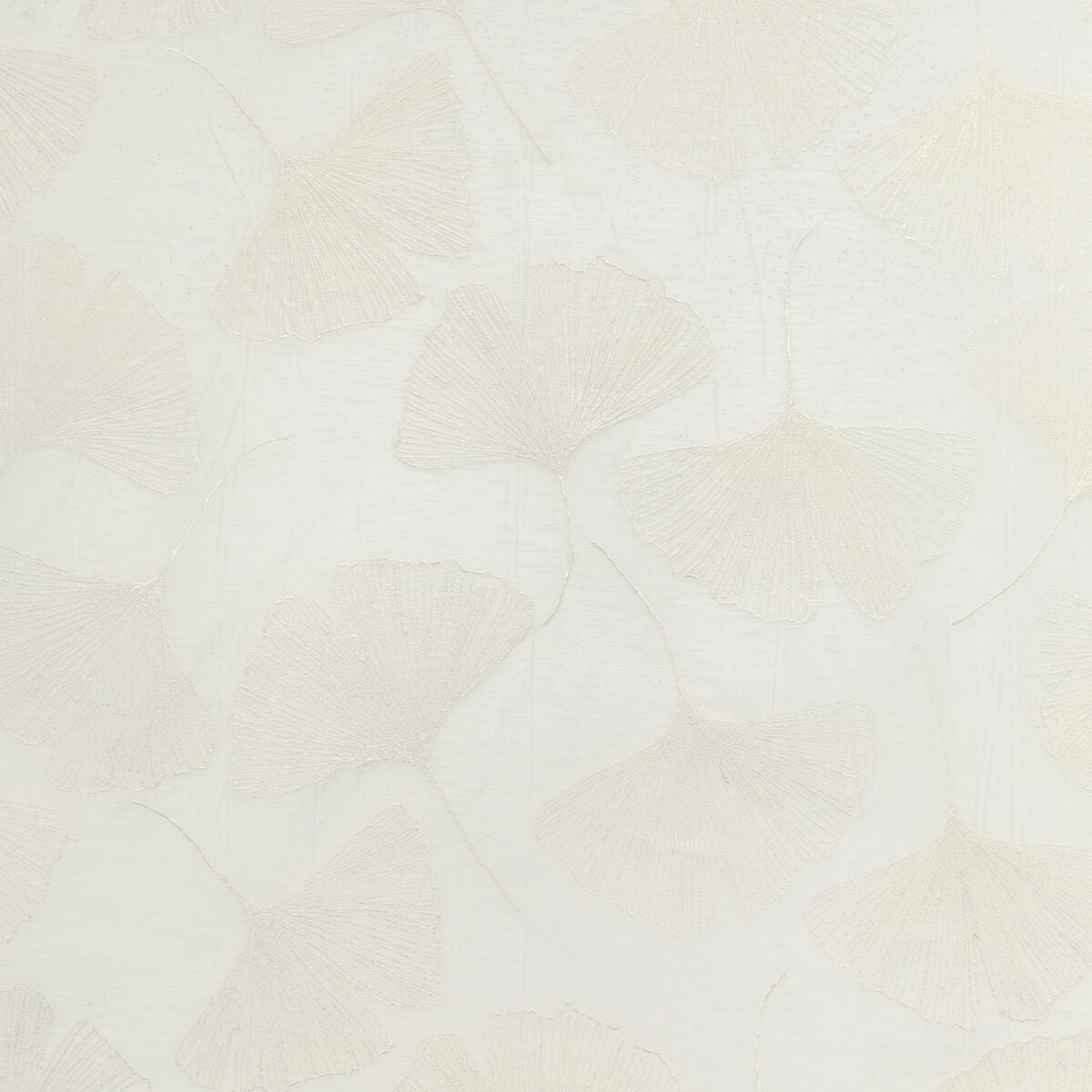 Gingko Leaf - Pearl - Kravet Couture Fabric