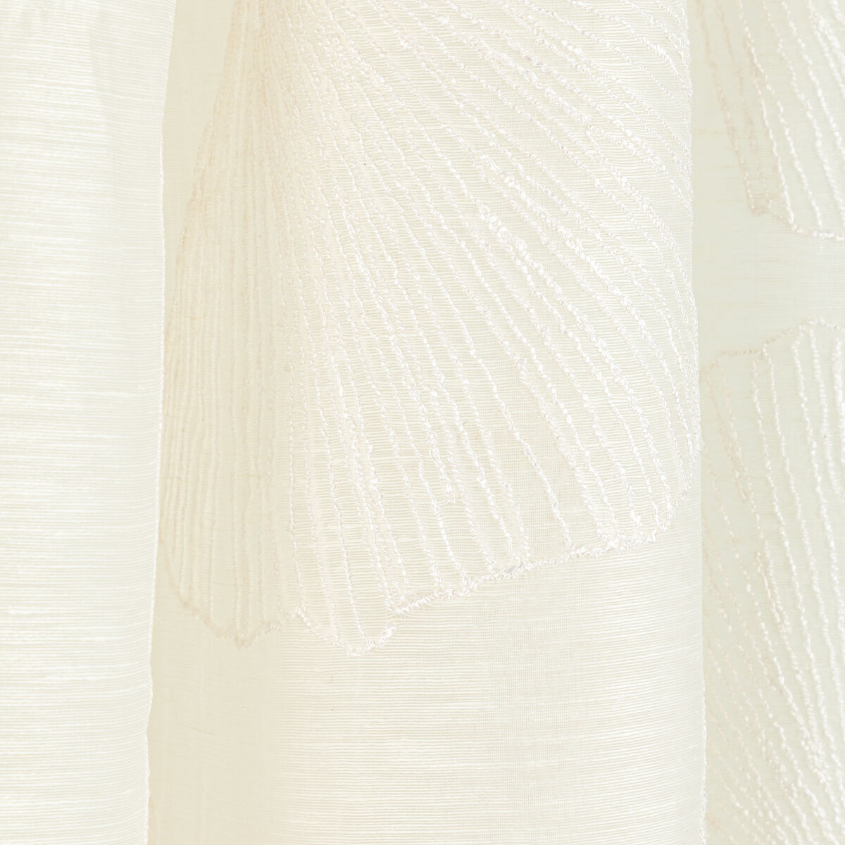 Gingko Leaf - Pearl - Kravet Couture Fabric