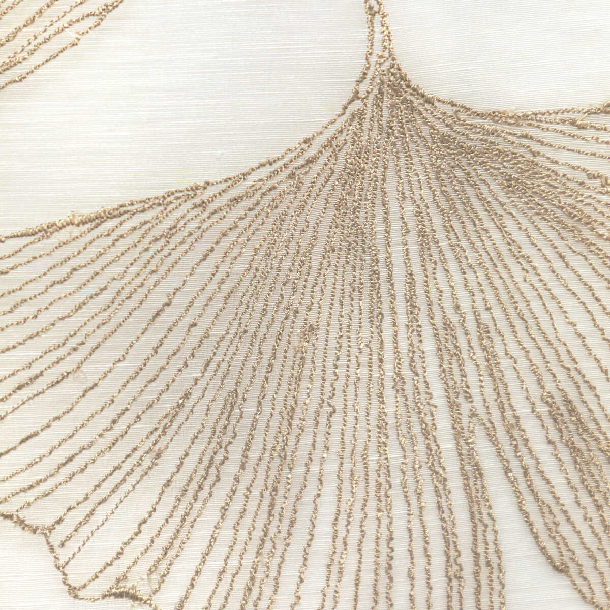 Gingko Leaf - Gold - KRAVET COUTURE Fabric