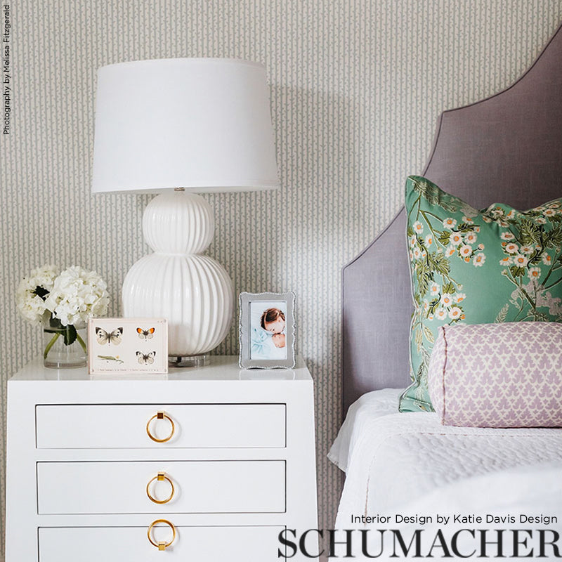 TWIG-STRIPE-CIRRUS-SCHUMACHER-5003263 - Schumacher Wallpaper