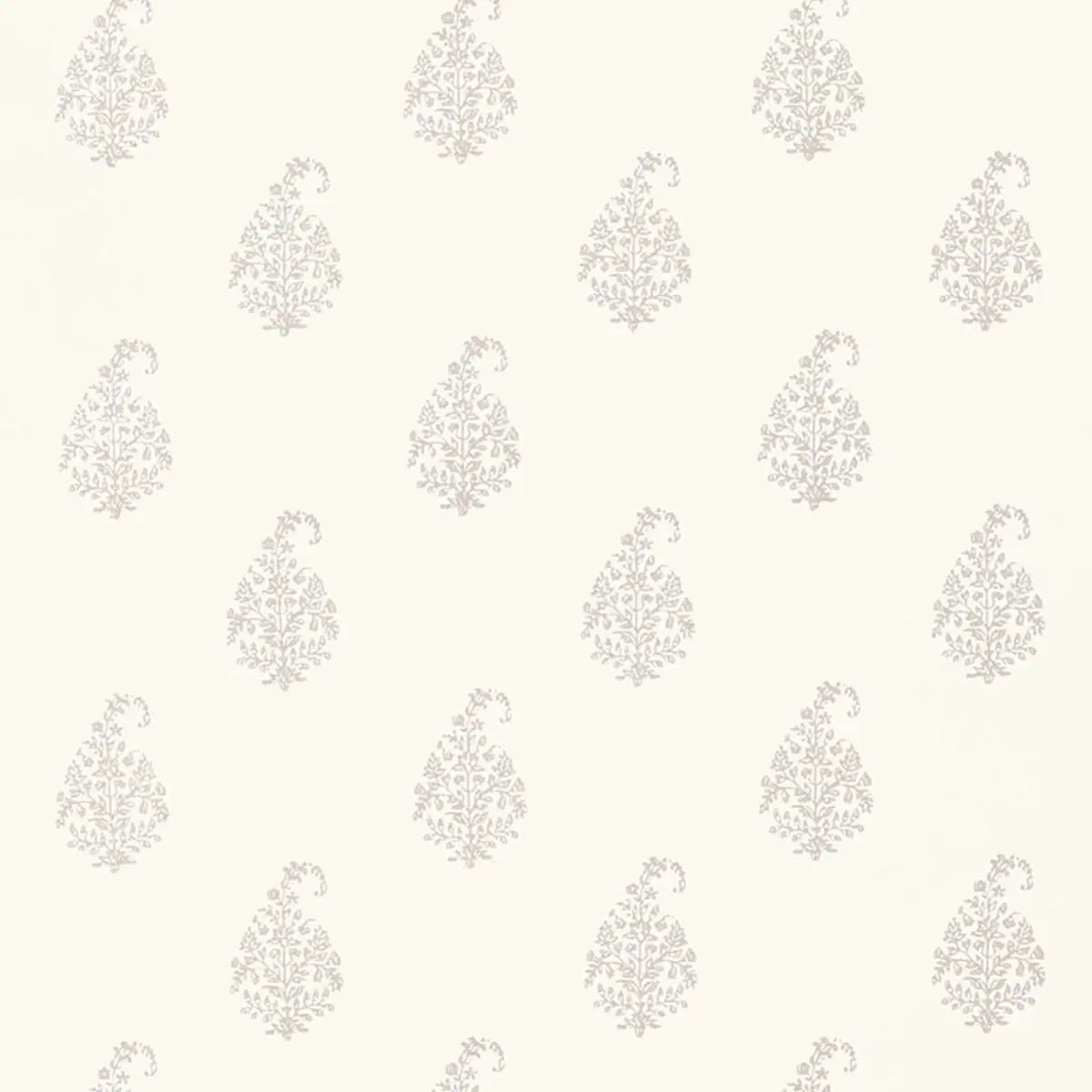 Kerala Paisley - Oyster - Schumacher 5005280 Wallcovering - Schumacher Wallpaper