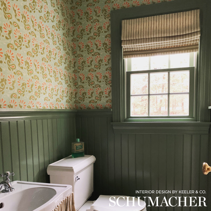 RAMPURA-WATER-BLUE-SCHUMACHER-5005342 - Schumacher Wallpaper