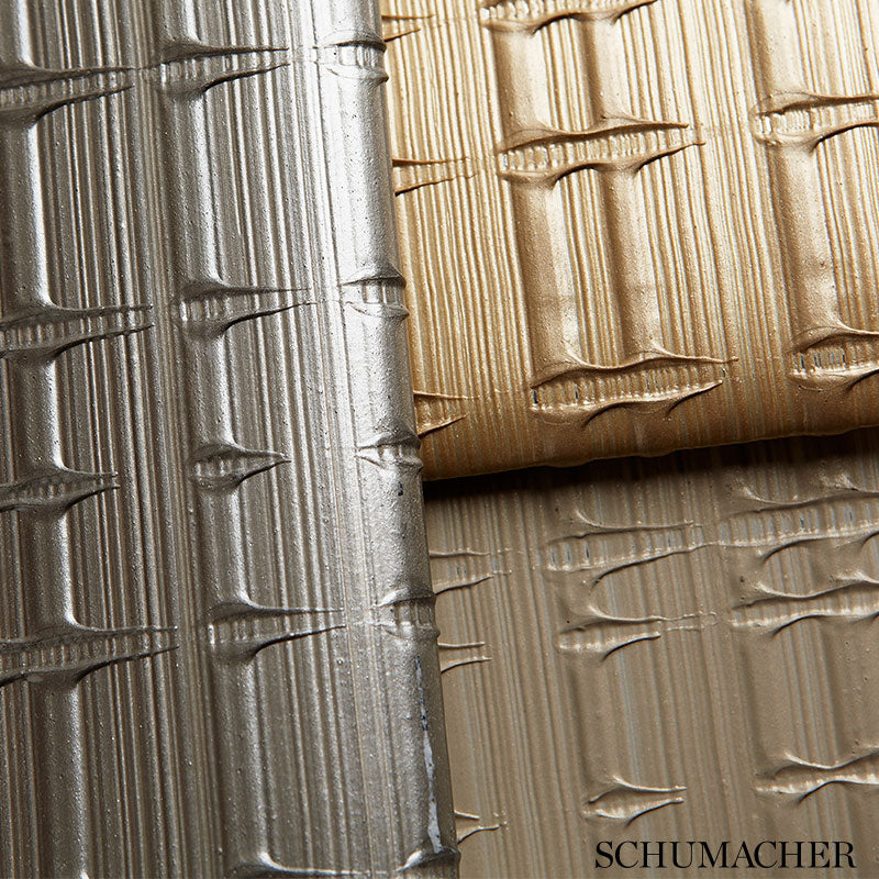 URBAN-STRIPE-CHAMPAGNE-SCHUMACHER-5005640 - Schumacher Wallpaper