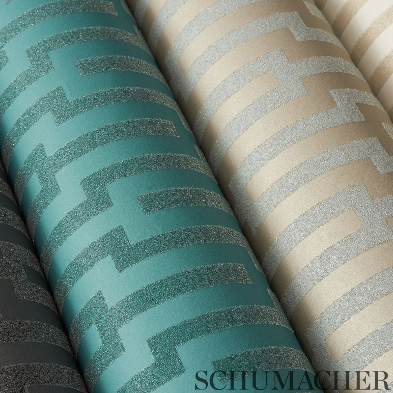METROPOLITAN-FRET-CRYSTAL-SCHUMACHER-5005890 - Schumacher Wallpaper
