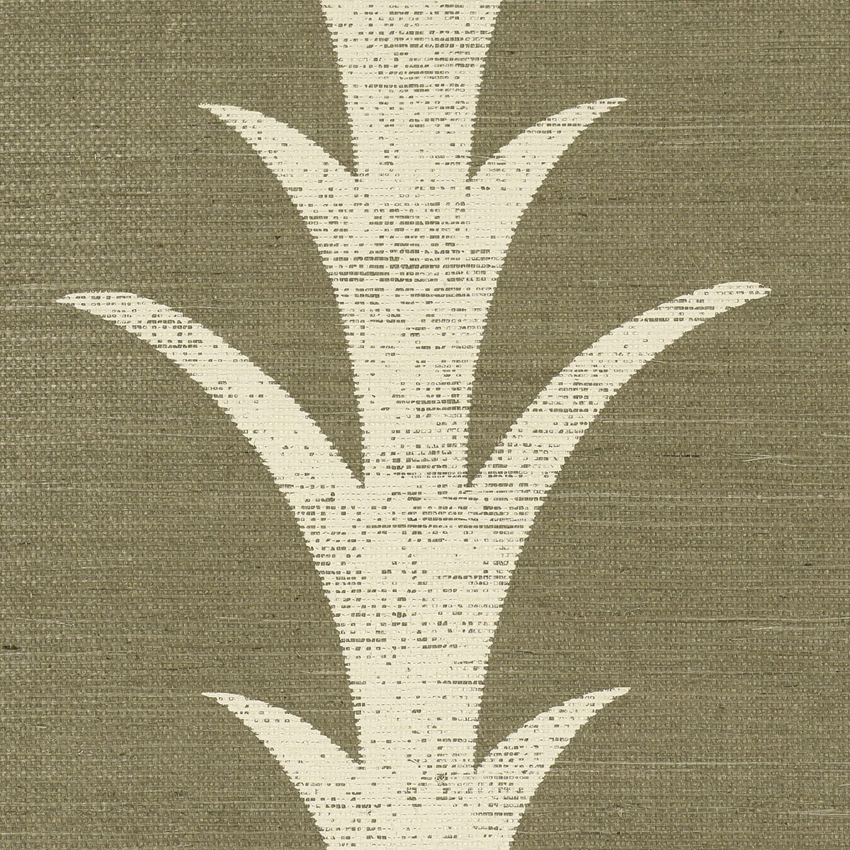 ACANTHUS-STRIPE-SISAL-JUNIPER-SCHUMACHER-5006057 - Schumacher Wallpaper