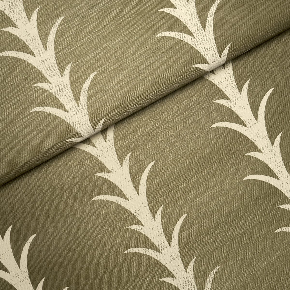 ACANTHUS-STRIPE-SISAL-JUNIPER-SCHUMACHER-5006057 - Schumacher Wallpaper