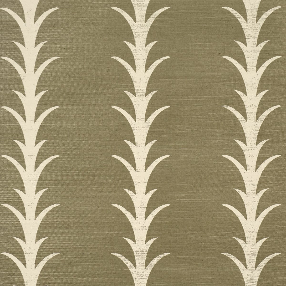 ACANTHUS-STRIPE-SISAL-JUNIPER-SCHUMACHER-5006057 - Schumacher Wallpaper